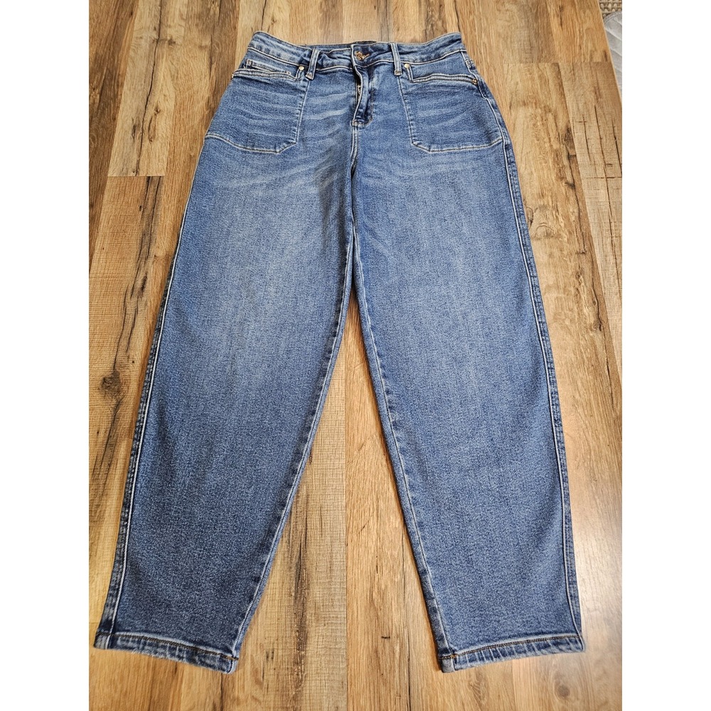 Judy Blue Barrel Fit Denim Jeans Women's Size 29 High Waisted